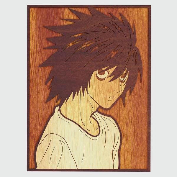 L Lawliet (Death Note) Layered Design for cutting