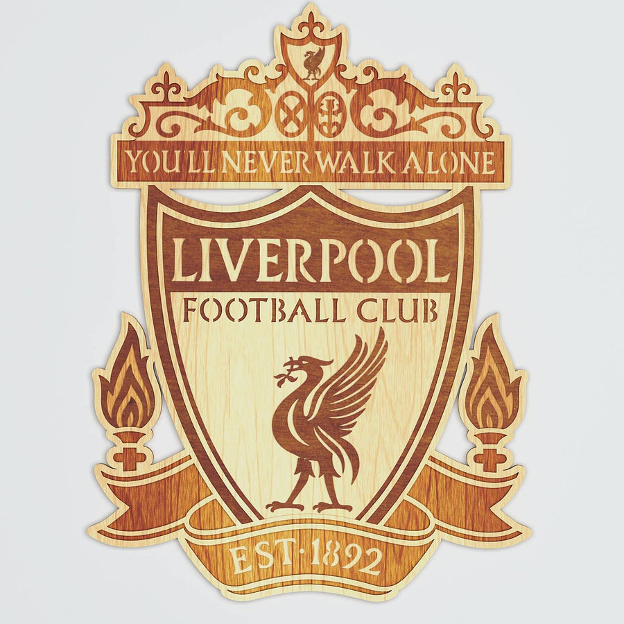 Liverpool Logo Layered Design for cutting - LaserCraftum