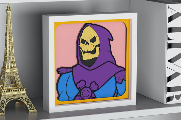 Skeletor Shadow Box. File for cutting