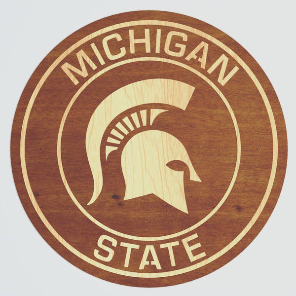 Michigan State Spartans Layered Design for cutting