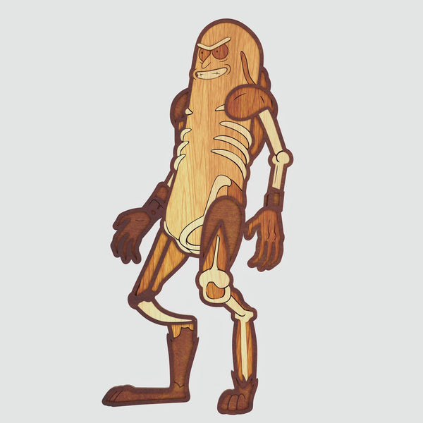 Pickle Rick Layered Design for cutting