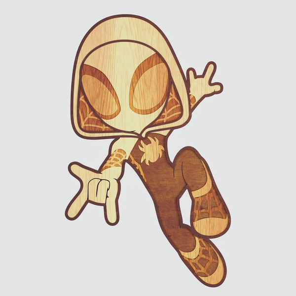 Gwen Stacy (Ghost-Spider)Layered Design for cutting