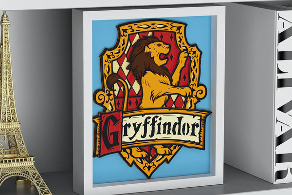 Gryffindor Shadow Box. File for cutting