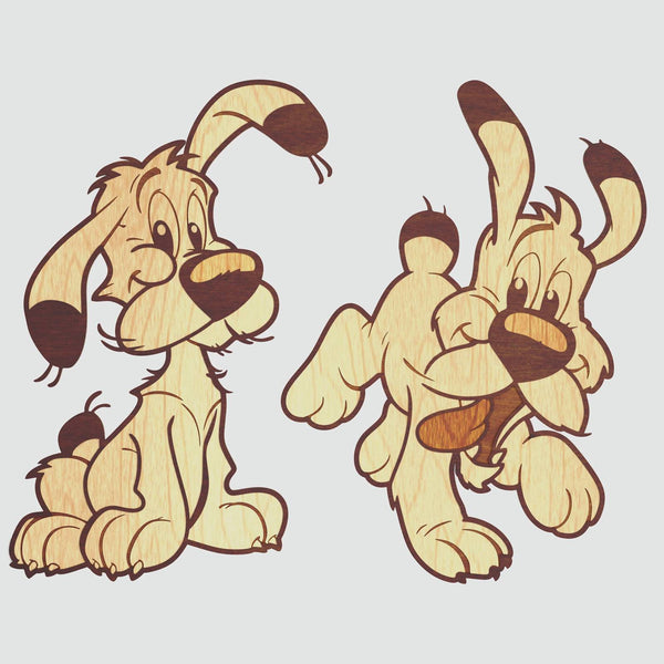 Idefix (Dogmatix) Layered Design for cutting