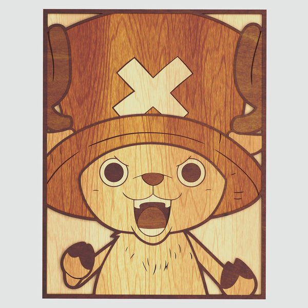 Tony Tony Chopper Portrait (One Piece) Layered Design for cutting