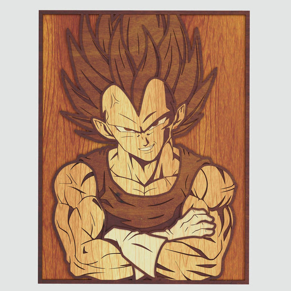 Ultra Ego Vegeta Layered Design for cutting