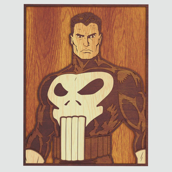 Old School Punisher Layered Design for cutting