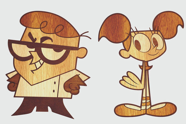 Dexters Laboratory Layered Design for cutting