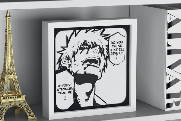 Manga Bleach Shadow Box. File for cutting