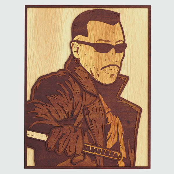 Wesley Snipes (Blade) Layered Design for cutting