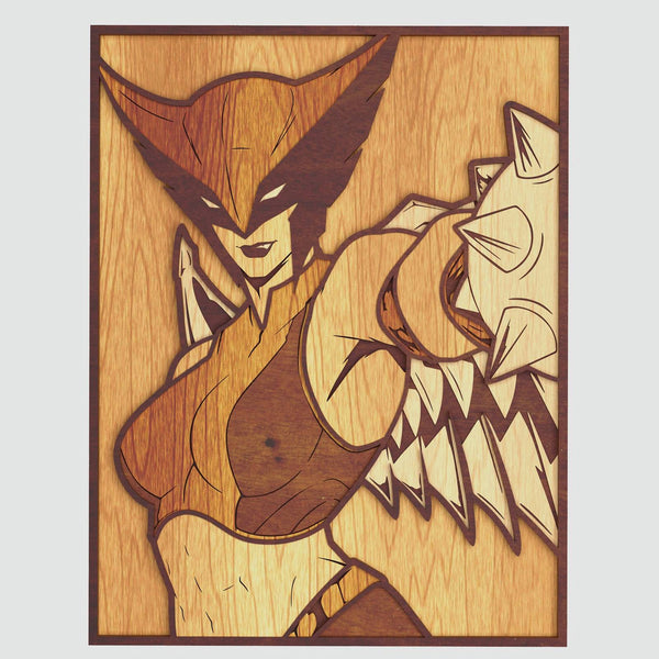 Hawkgirl Layered Design for cutting