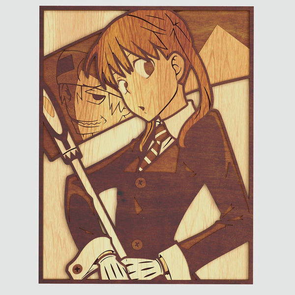 Maka from Soul Eater Layered Design for cutting