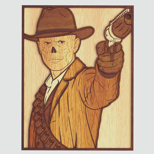 Fallout Ghoul Layered Design for cutting