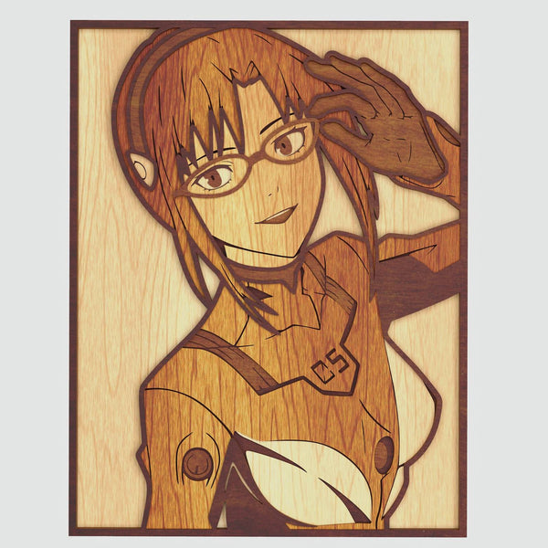 Mari Makinami (Evangelion) Layered Design for cutting