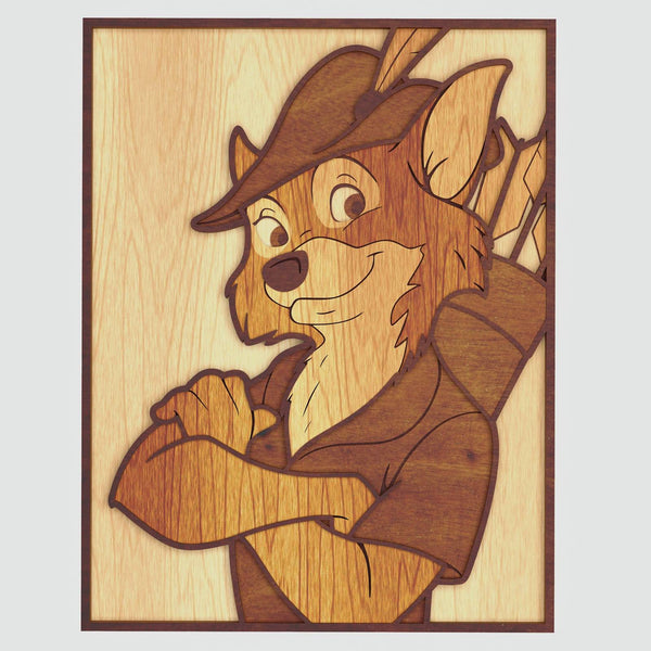 Robin Hood Layered Design for cutting