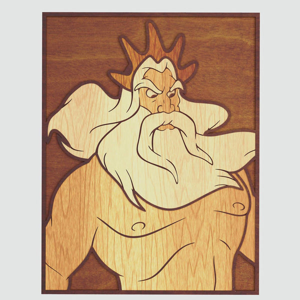 King Triton (The Little Mermaid) Layered Design for cutting