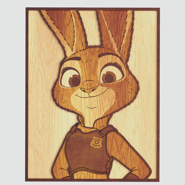 Judy Hopps (Zootopia) Layered Design for cutting