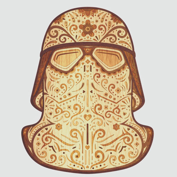 Snowtrooper Helmet Layered Design for cutting