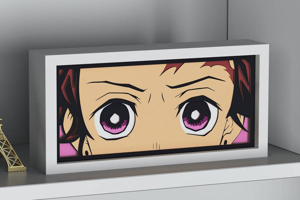 Tanjiro Eyes Shadow Box. File for cutting