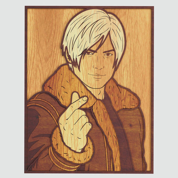 Leon S Kennedy (Resident Evil) Layered Design for cutting