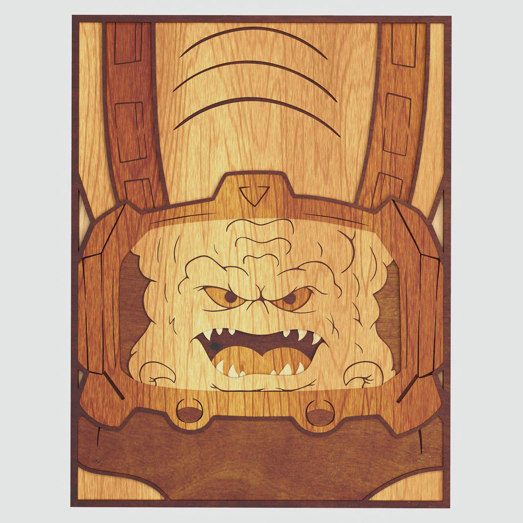 Krang Design Krang Layered Design for cutting - LaserCraftum