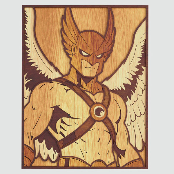 Hawkman Layered Design for cutting