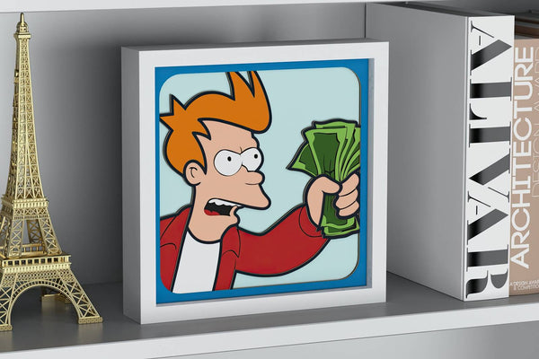 Fry Meme Shadow Box. File for cutting