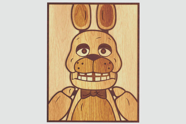 Bonnie (FNAF) Layered Design for cutting