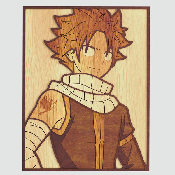 Natsu Dragneel (Fairy Tail) Layered Design for cutting