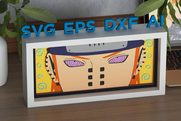 Anime Eyes Shadow Box v2. File for cutting