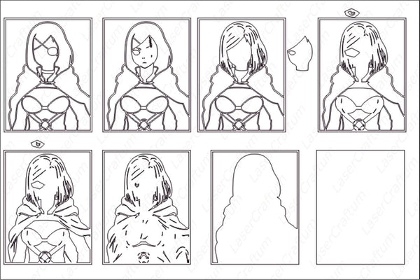 Alicia (Clevatess) Layered Design for cutting