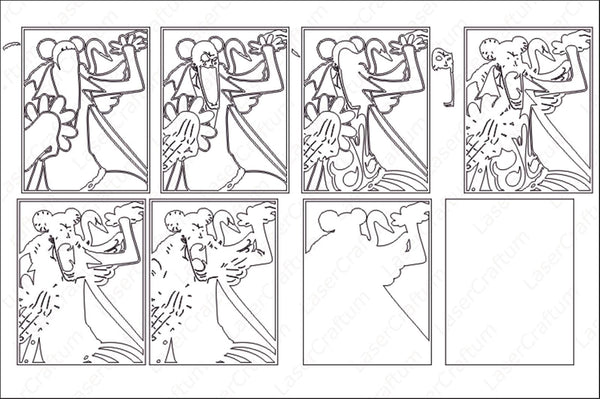 Bon Clay (One Piece) Layered Design for cutting