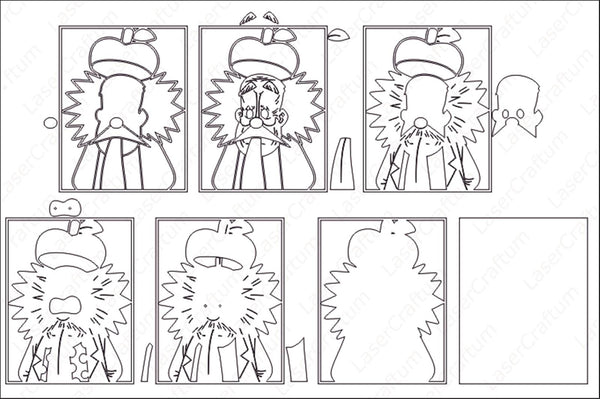 Dr. Vegapunk (One Piece) Layered Design for cutting