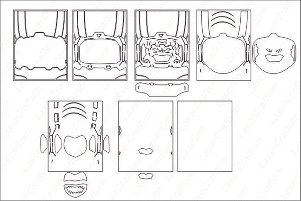 Krang Layered Design for cutting