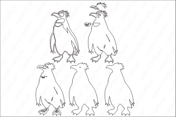 Pen Pen (Evangelion) Layered Design for cutting