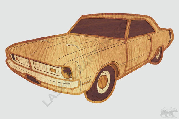 1970 Dodge Dart Swinger Layered Design for cutting