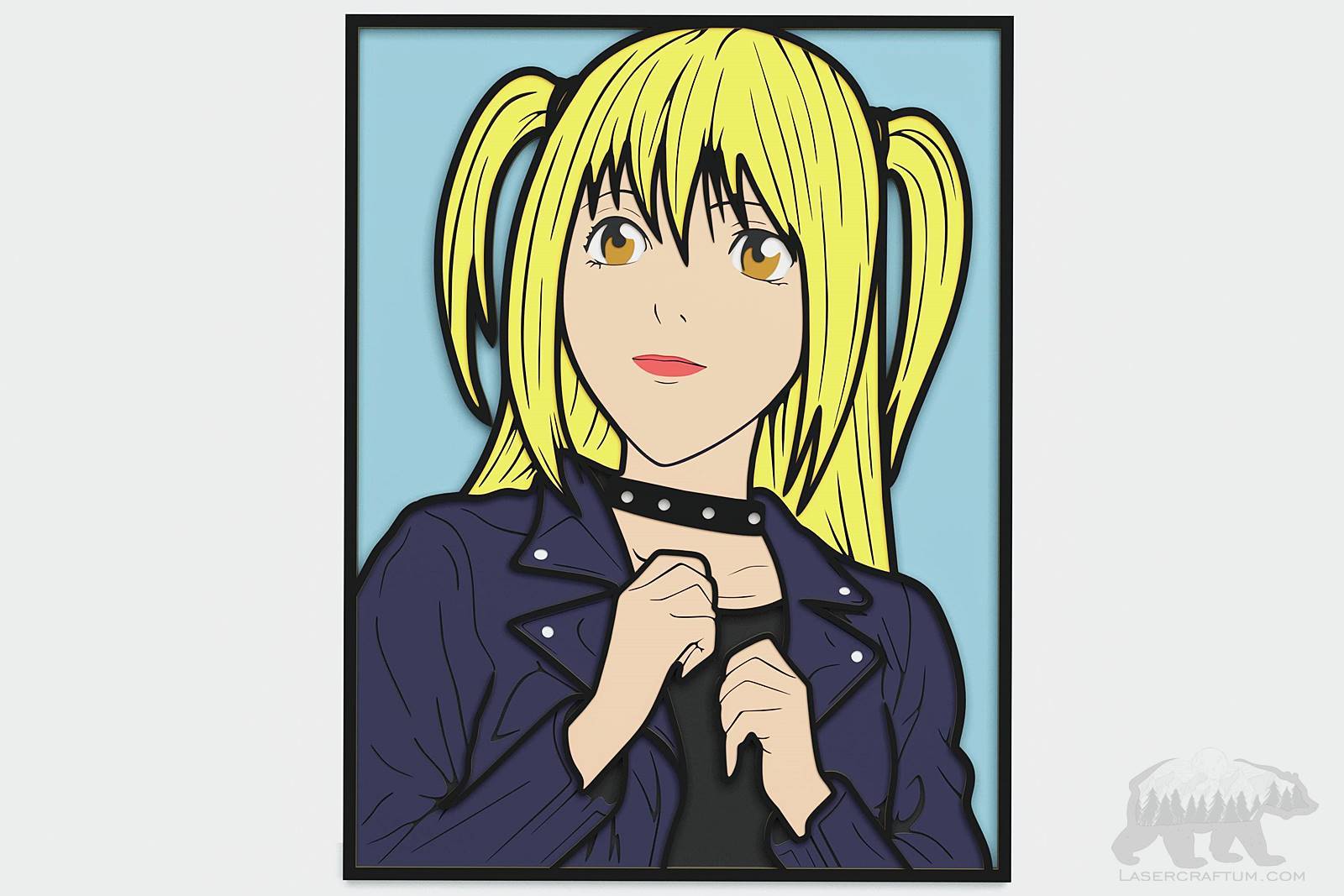 Misa (Death Note) Layered Design for cutting