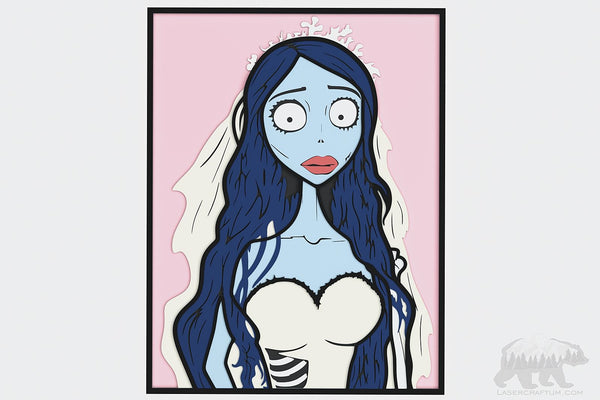 Corpse Bride Layered Design for cutting