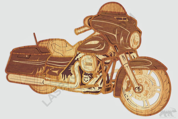 2015 Harley Davidson Street Glide Layered Design for cutting