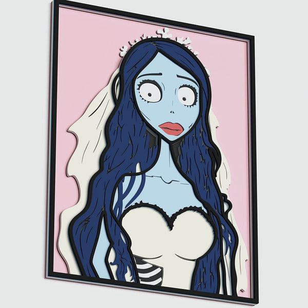 Corpse Bride Layered Design for cutting