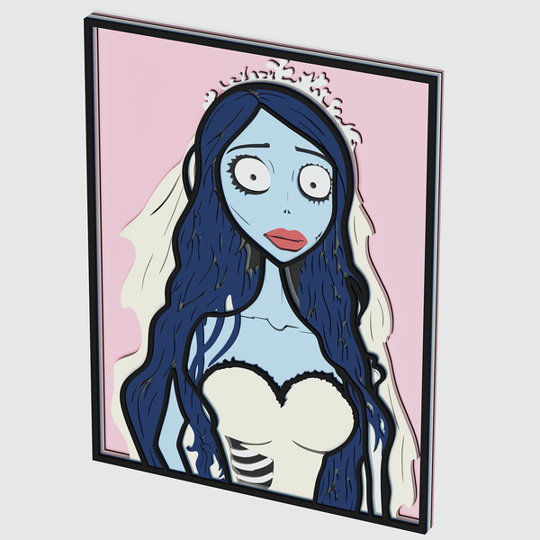 Corpse Bride Layered Design for cutting