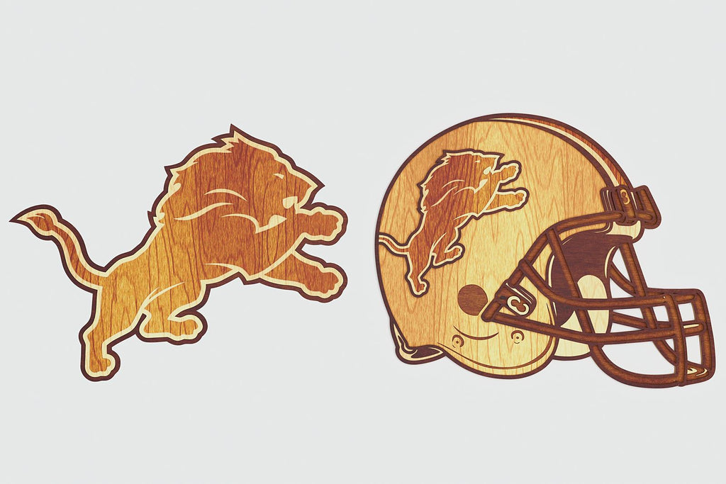 detroit lions football helmet stencil All Surface Decal completely new look to complement alternate uniforms the teams will be wearing Detroit Lions Authentic Helmet Cutout