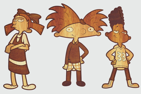 Hey Arnold Layered Design for cutting