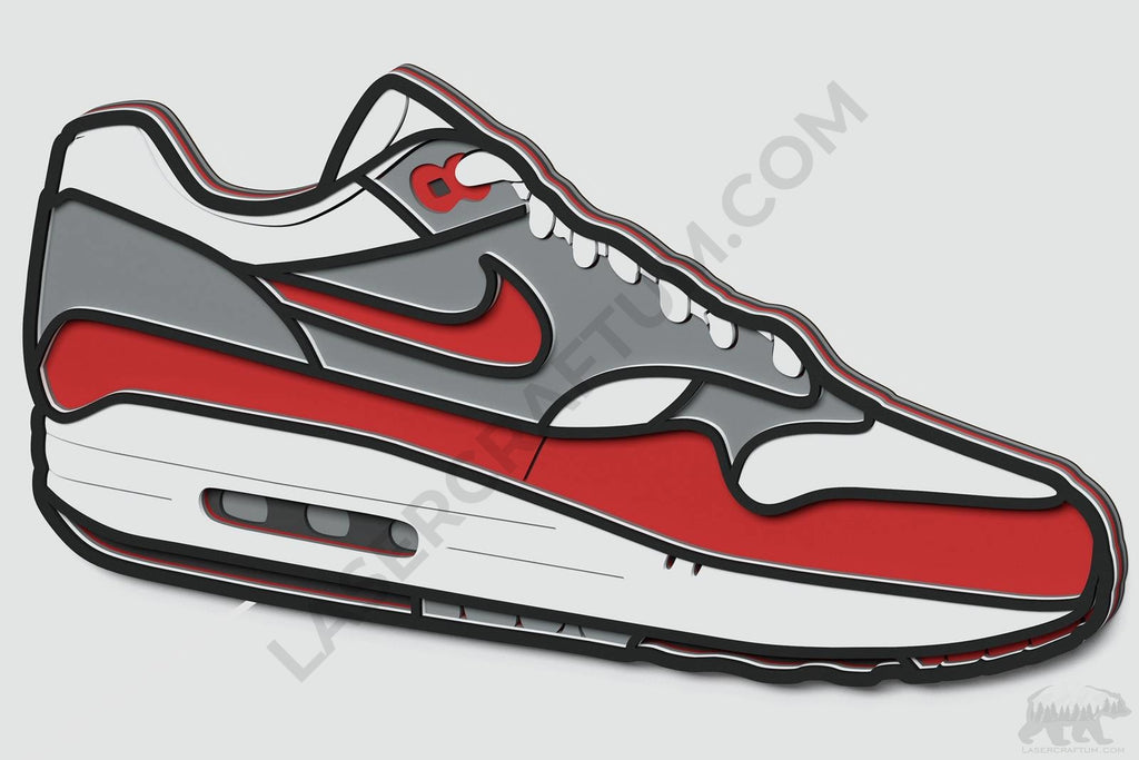 Air Max Layered Design for cutting - LaserCraftum