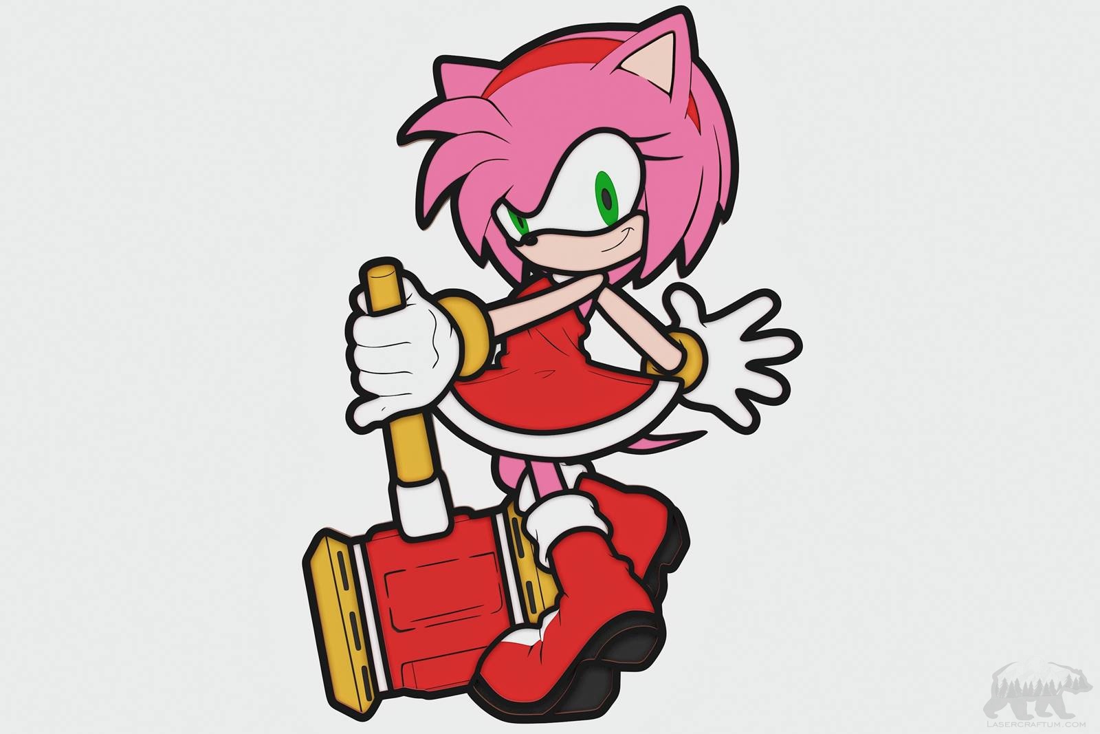 Amy Rose Layered Design for cutting
