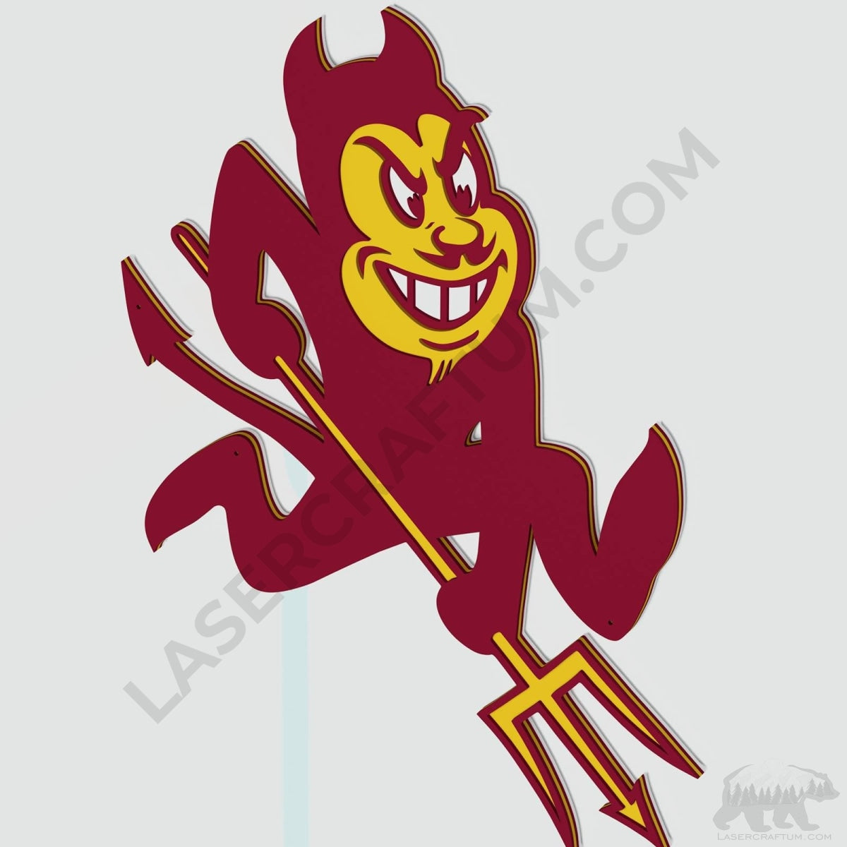 Arizona State University Mascot Multilayer Design for  display picture 1