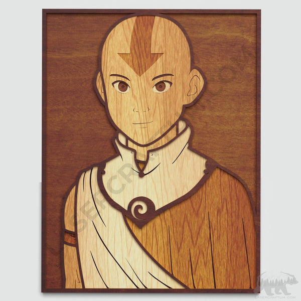 Avatar Aang Layered Design for cutting