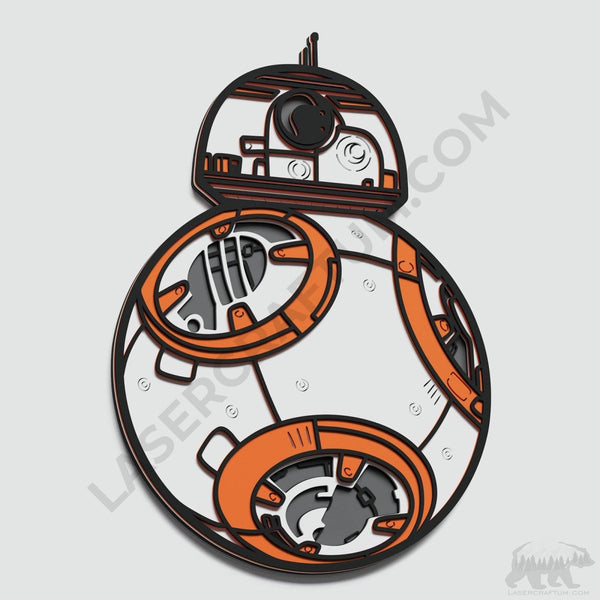 BB-8 Layered Design for cutting