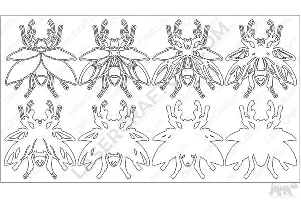 Beetle Layered Design for cutting