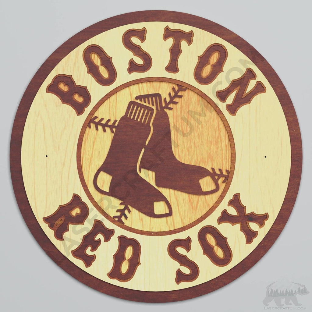 boston-red-sox-layered-design-for-cutting-lasercraftum for Free Printable Boston Red Sox Logo Boston Red Sox Layered Design for cutting - LaserCraftum for Free Printable Boston Red Sox Logo